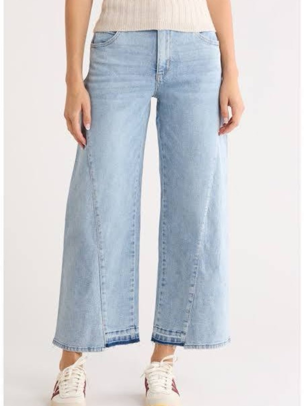 Democracy Ab solution Skyrise Wide Leg Jeans size 4 NWT
